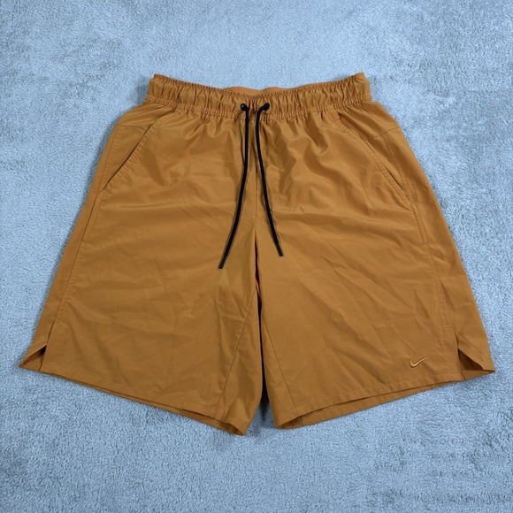 Nike Shorts Mens Small Organe Unlimited Dri-FIT Unlined Versatile Training Gym - Picture 1 of 12